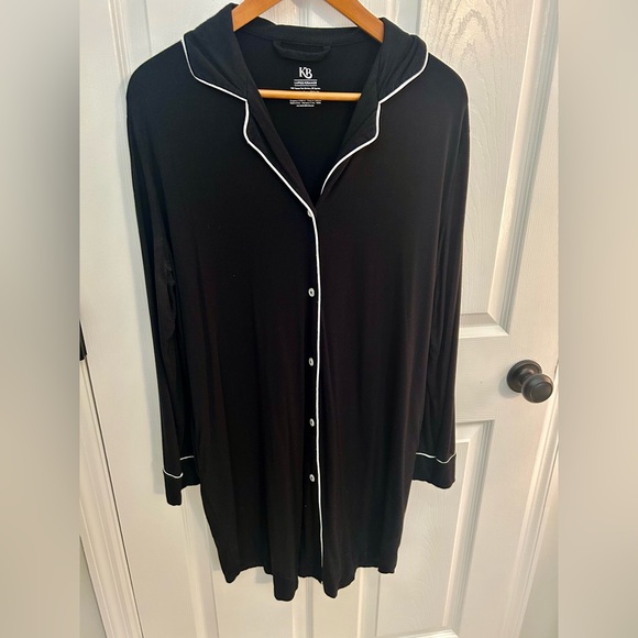 Kindred Bravely Clea Bamboo Long Sleeve Sleep Shirt size Large - Picture 6 of 7